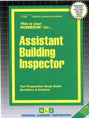 cover image of Assistant Building Inspector